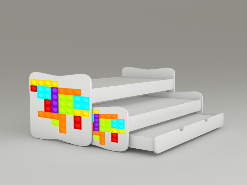 Becks postel pre tri deti Legokocka